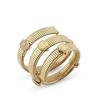 Philipp Plein  PJ7GA02BU Armband $nake Hexagon Tubogas Gold