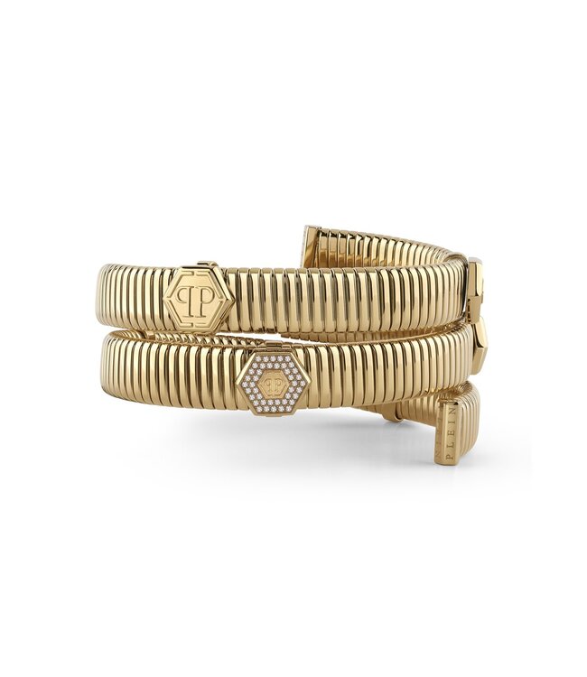Philipp Plein  PJ7GA02BU Armband $nake Hexagon Tubogas Gold