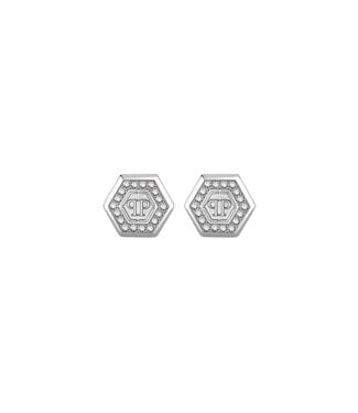 Philipp Plein  PJREA19EU Ohrstecker Plein Legacy Hexagon Edelstahl