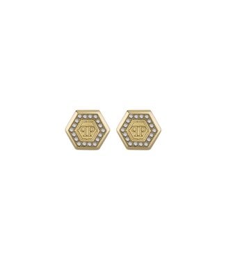 Philipp Plein  PJREA18EU Ohrstecker Plein Legacy Hexagon Gold