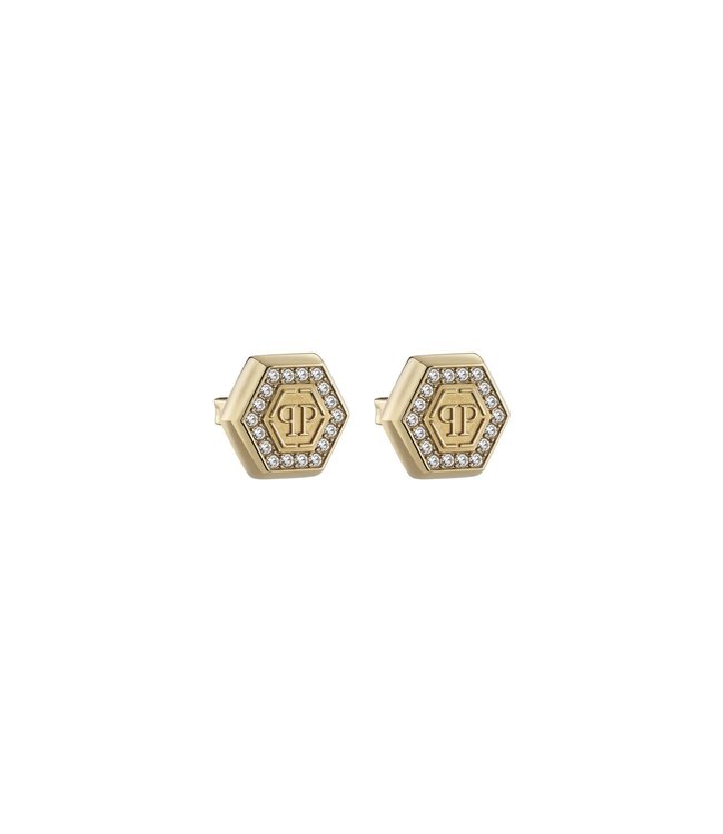 Philipp Plein  PJREA18EU Ohrstecker Plein Legacy Hexagon Gold
