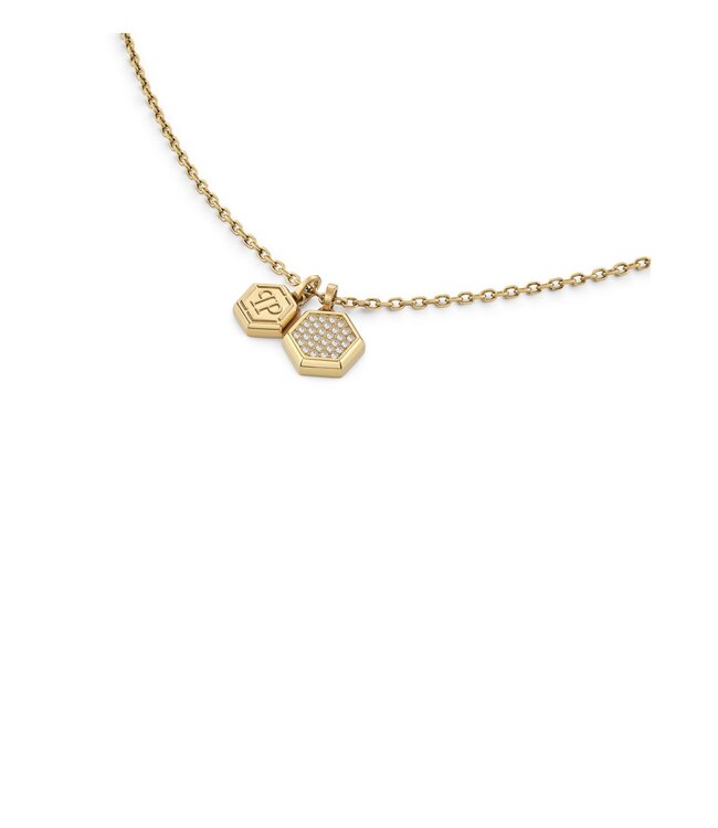 Philipp Plein  PJREA20NU Halskette Plein Legacy Gold Hexagon