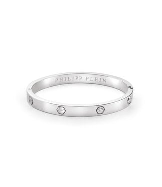 Philipp Plein  PJ1EA34BM Armreif Plein Cuff Edelstahl Grösse M