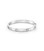 Philipp Plein  PJ1EA34BM Armreif Plein Cuff Edelstahl Grösse M