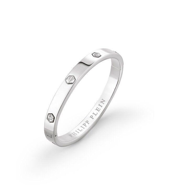 Philipp Plein  PJ1EA34BM Armreif Plein Cuff Edelstahl Grösse M