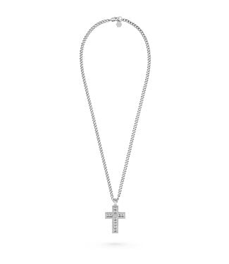 Philipp Plein  PJ5GA05NU Halskette Plein Crucifix Kreuz mit Kristallen