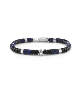 Philipp Plein  PJNEA13BU Armband Plein Beads Edelstahl mit blauen Perlen