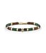Philipp Plein  PJNEA16BU Armband Plein Beads Gold mit grünen Perlen