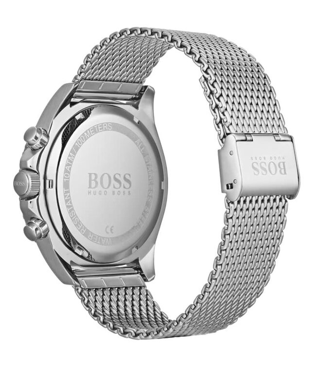 Hugo Boss   Ocean Edition 1513701 Chronograph Schwarz Mesh Herrenuhr