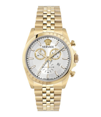 Versace  VEKYA0626 Herrenuhr Chronograph Weiss Edelstahl