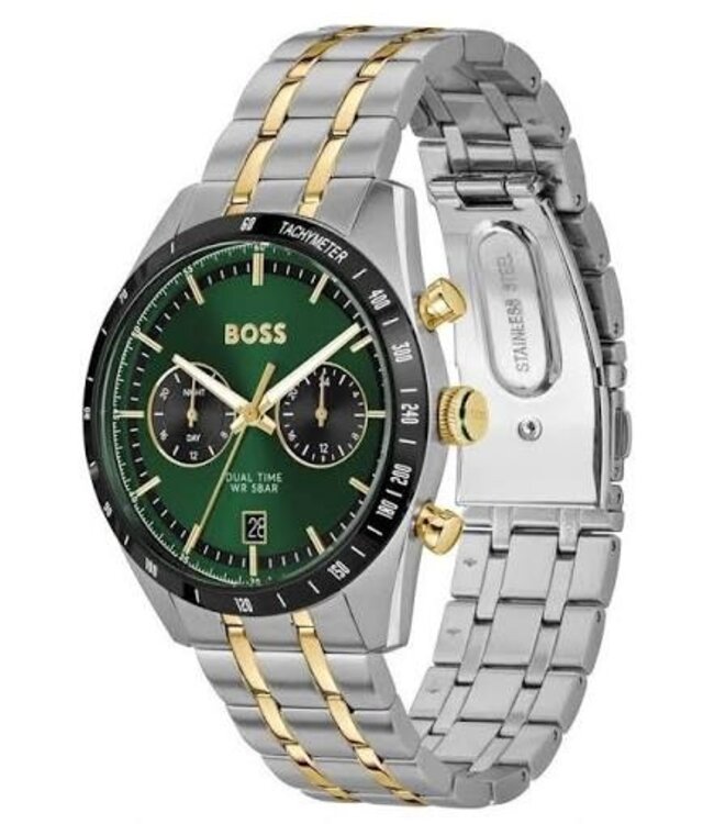 Hugo Boss  Tourmaster 1514287 Bicolor Grün Herrenuhr