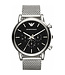Emporio Armani   Luigi Chronograph AR1808 Herrenuhr Schwarz Milanaise