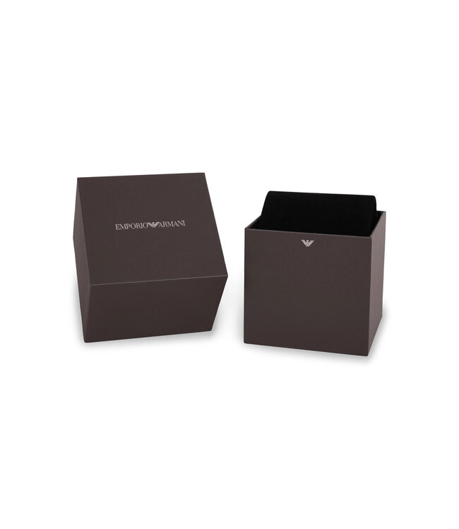 Emporio Armani   Luigi Chronograph AR1808 Herrenuhr Schwarz Milanaise