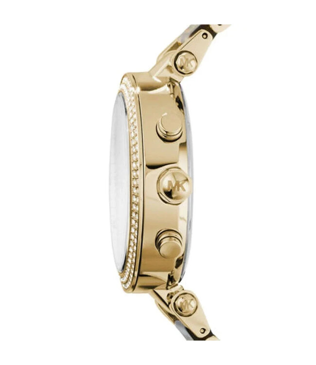 Michael Kors  Parker Chronograph MK6262 Damenuhr Blau Gold