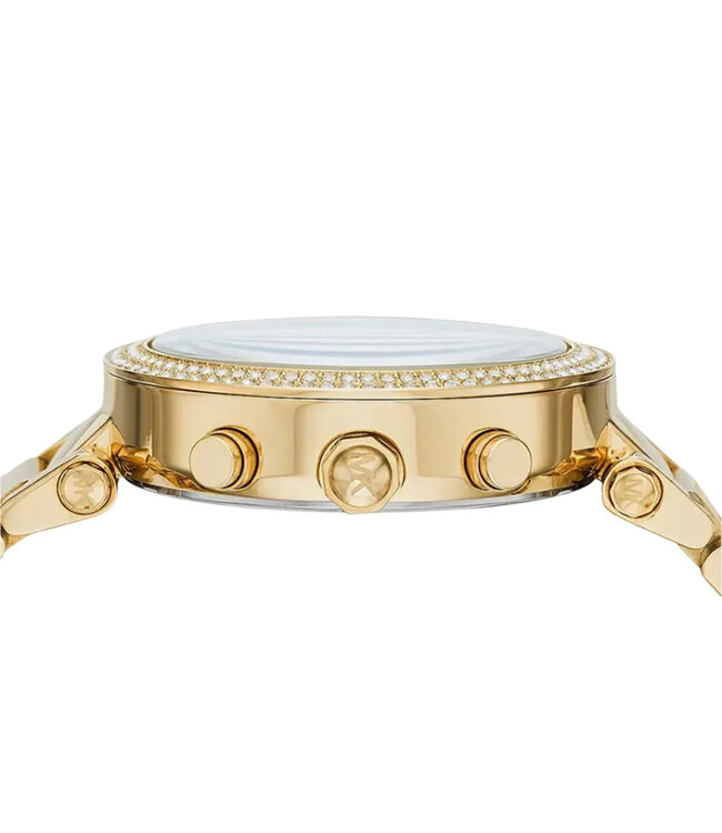 Michael Kors  Parker Chronograph MK6262 Damenuhr Blau Gold