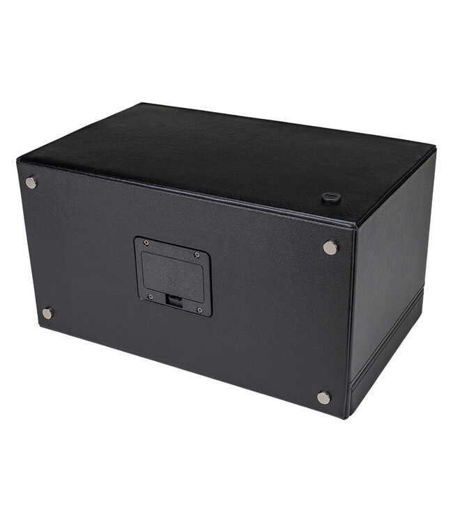 Windrose  Uhrenbeweger Ambiance für 2 Uhren Schwarz, innen Holzoptik 30 × 18 cm