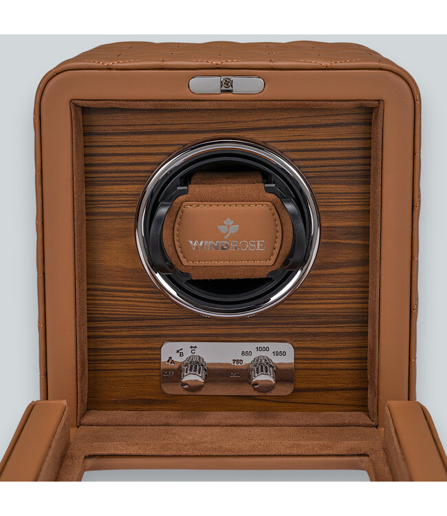 Windrose  Uhrenbeweger Noblesse für 1 Uhr Braun 17,6 × 18,5 cm