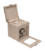 Windrose  Uhrenbeweger Luxora für 1 Uhr Beige/Silber mit Zusatzfach 19,7 × 23,2 cm