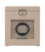 Windrose  Uhrenbeweger Luxora für 1 Uhr Beige/Silber mit Zusatzfach 19,7 × 23,2 cm