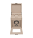 Windrose  Uhrenbeweger Luxora für 1 Uhr Beige/Silber mit Zusatzfach 19,7 × 23,2 cm