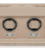 Windrose  Uhrenbeweger Luxora für 2 Uhren Beige/Silber mit Zusatzfach 33,7 × 23,2 cm