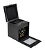Windrose  Uhrenbeweger Luxora für 1 Uhr Schwarz/Gold mit Zusatzfach 19,7 × 23,2 cm