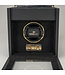 Windrose  Uhrenbeweger Luxora für 1 Uhr Schwarz/Gold mit Zusatzfach 19,7 × 23,2 cm