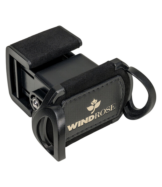 Windrose  Uhrenbeweger Luxora für 1 Uhr Schwarz/Gold mit Zusatzfach 19,7 × 23,2 cm