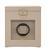 Windrose  Uhrenbeweger Luxora für 1 Uhr Beige/Gold mit Zusatzfach 19,7 × 23,2 cm