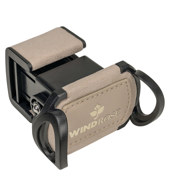Windrose  Uhrenbeweger Luxora für 1 Uhr Beige/Gold mit Zusatzfach 19,7 × 23,2 cm