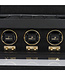 Windrose  Uhrenbeweger Luxora für 3 Uhren Schwarz/Gold mit Zusatzfach 45,7 × 23,2 cm