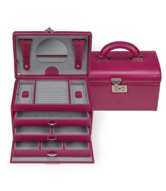 Windrose  Schmuckkoffer Beluga Pink 24,5 × 16,5 cm
