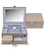 Windrose  Schmuckkoffer L Corbello Taupe 28 × 11,5 cm