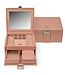 Windrose  Schmuckkoffer mit Reiseetui Marvella Rose 21,5 × 11,5 cm