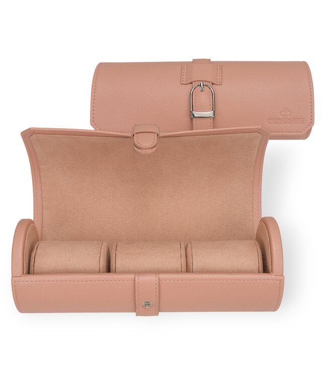 Windrose  Uhrenrolle für 3 Uhren Marvella Rose 21,5 × 8 cm
