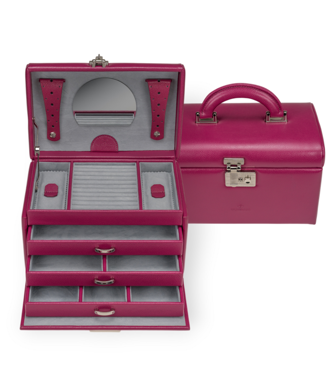 Windrose  Schmuckkoffer Beluga Pink 24,5 × 16,5 cm