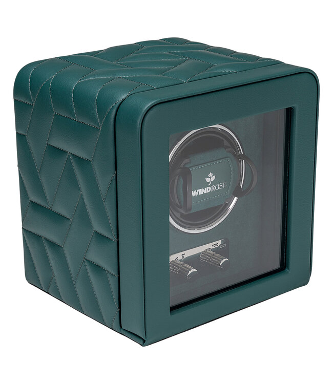 Windrose  Uhrenbeweger Noblesse für 1 Uhr Petrol 17,6 × 18,5 cm
