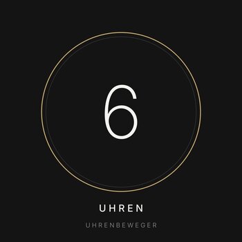 Uhrenbeweger für 6 Uhr