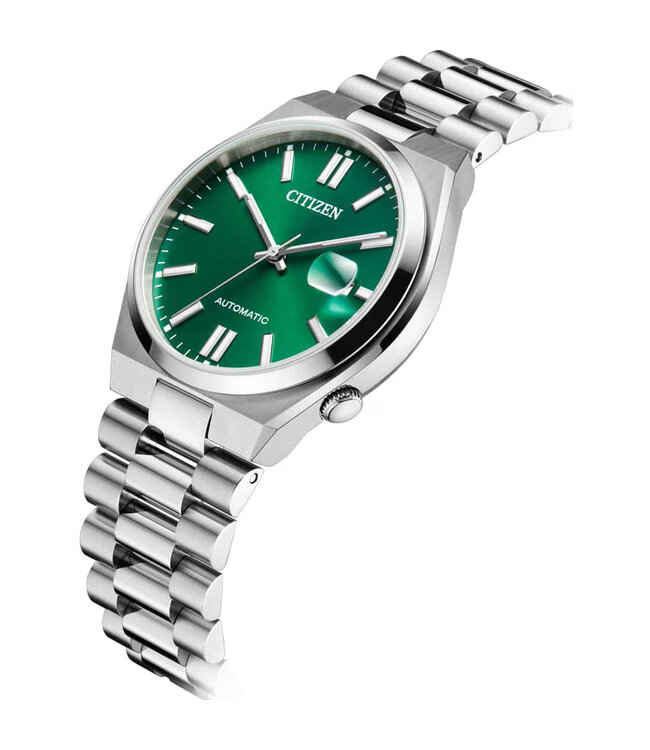 Citizen   Tsuyosa NJ0150-81X Herrenuhr Automatik Grün Edelstahl