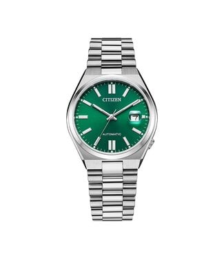 Citizen  Tsuyosa NJ0150-81X Herrenuhr Automatik Grün Edelstahl