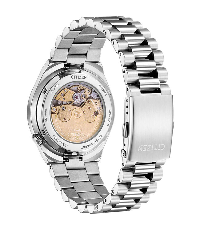 Citizen  Tsuyosa NJ0151-88L Herrenuhr Automatik Blau Edelstahl