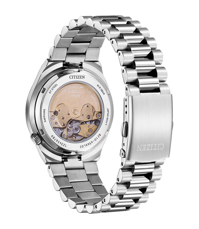 Citizen  Tsuyosa NJ0151-88Z Herrenuhr Automatik Orange Edelstahl