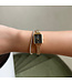 Daniel Wellington   Quadro Mini Melrose DW00100647 Damenuhr Schwarz Milanaise Roségold