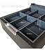 Klaro Uhrenbox Modern Schwarz mit Glasdeckel für 6 Uhren