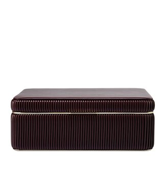 Wolf 1834 Schmuckkasten Bella Gross Bordeaux, recycelte Materialien 31,8 × 24,1 cm