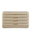 Wolf 1834 Schmuckschrank Bella Elfenbein, recycelte Materialien 36,8 × 26,7 cm