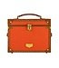 Wolf 1834 Schmuckkasten Ida im Koffer-Design Orange, recyceltes Canvas 28 × 21,6 cm