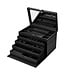 Wolf 1834 Schmuckkasten Lauren Extra gross Schwarz 42 × 28,1 cm