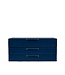 Wolf 1834 Schmuckkasten Fiona Howard mit Schubladen Indigo, recycelte Materialien 30,5 × 20,3 cm