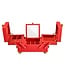 Wolf 1834 Schmuckkasten Marla Aaron Baby Everything Box Rot, veganes Leder 24 × 16,5 cm